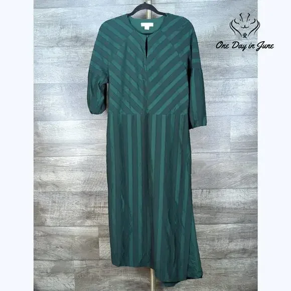 liz claiborne green dress Vintage Liz Claiborne Bright Green and Black Dress Size 14 Elastic Waist  Shoulder Pads
